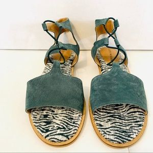 Lucky Brand blue suede ‘feray’ sandal